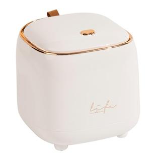 轻奢桌面垃圾桶家用迷你按压式弹盖创意可爱小号果皮纸屑收纳桶