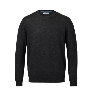 CHARLESTYRWHITT炭灰色针织衫