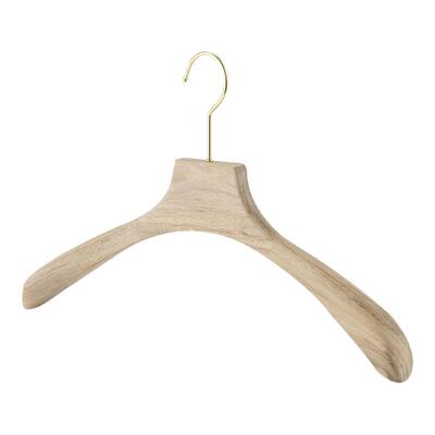 香樟木衣架加厚宽肩衣架无痕防滑