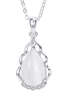 女925银时尚吊坠送证书