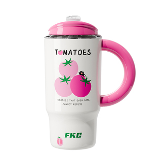 FKC新款大容量保温杯900ml吸管水杯女高颜值便携冰霸杯子便携杯