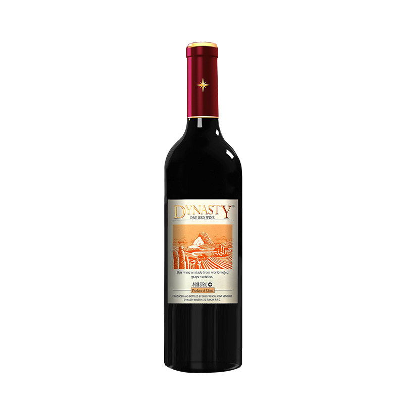王朝国产干红葡萄酒小只装375ml