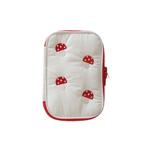 梵花不语可爱移动硬盘保护套防震便携数据线收纳包数码收纳整理包