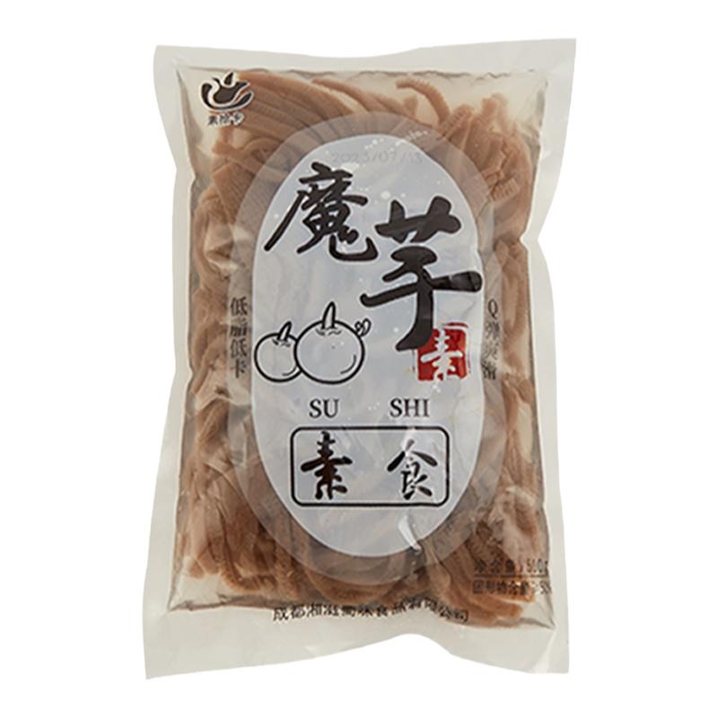 素拾卡魔芋素黑白千层肚低卡代餐火锅冒菜凉拌素食半成品袋装500g