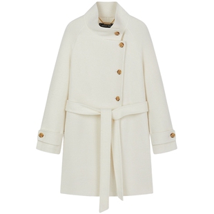【轻绒智型通勤大衣】TeenieWeenie小熊25冬绵羊毛羊驼毛呢大衣