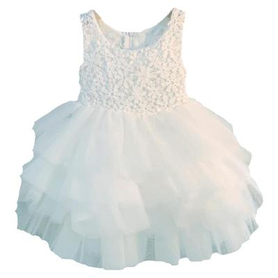 儿童礼服白色公主裙款秋冬天春秋