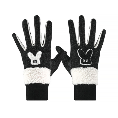 高尔夫手套女冬季保暖可触屏1双