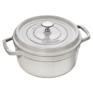 法国原装进口Staub珐宝铸铁珐琅锅24cm圆形汤锅炖锅汤煲纯色厨具