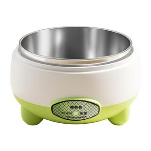 恒温猫咪饮水机酸奶机加热水碗冬季宠物狗狗不锈钢喝水器水电分离