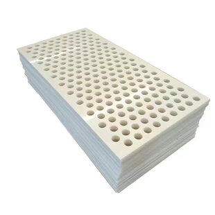 白色pp板打孔加工食品级黑色隔板零切聚丙烯胶板定制洞洞塑料板