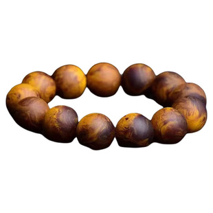 爆款仿龙涎香玉化灰琥珀手链移动香水持久留香佛珠手串香薰念珠