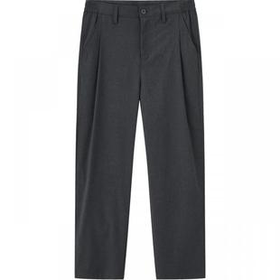 RS流石男装时尚简约易搭长裤2026新款秋季男士休闲宽松直筒西裤男