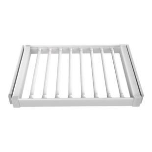 固特伸缩裤架反弹滑轨洗衣机阳台烘干机隐形晾衣架抽拉式收纳架