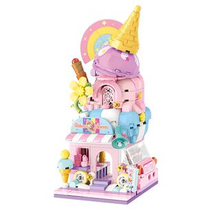 奇妙keeppley玩具缤纷街景奇幻童话镇第一弹建筑摆件儿童生日礼物