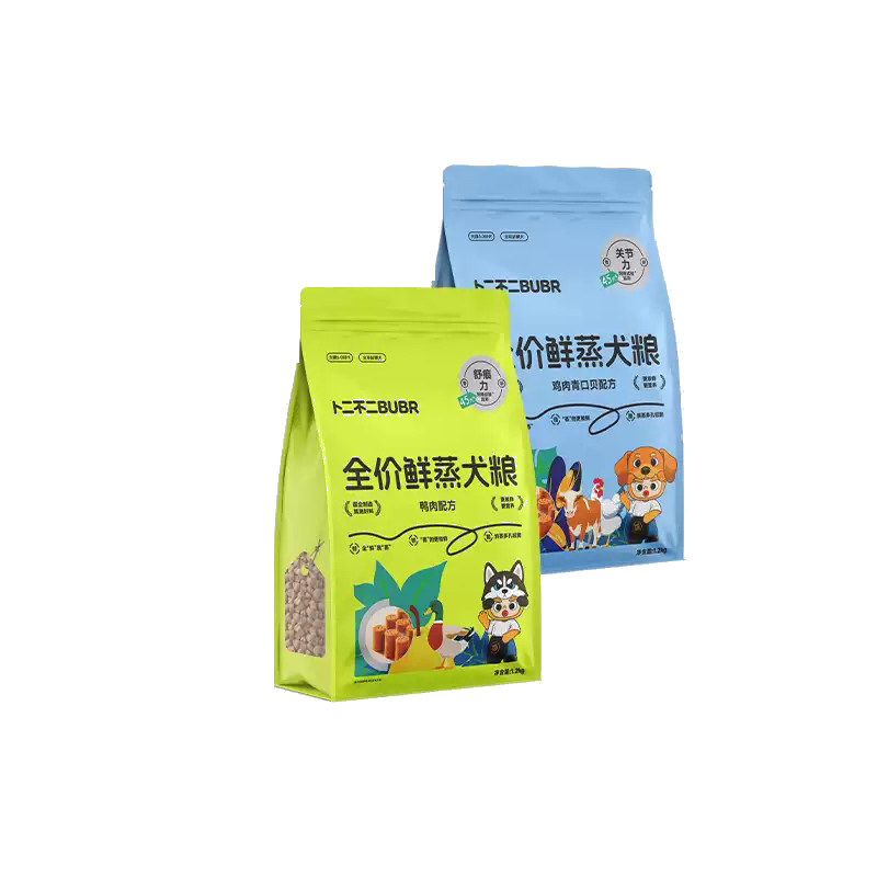 卜二不二鲜蒸粮狗粮护关节降泪痕