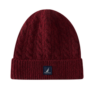 【绞花花纱】NAUTICA童装男女童毛线帽秋冬儿童围巾帽子手套保暖