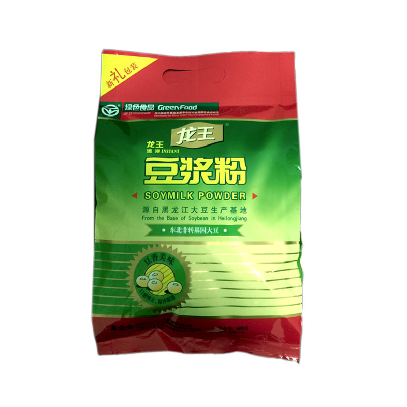 龙王豆浆粉600g/袋含糖甜味速溶冲饮营养早餐独立小包装30g*20包