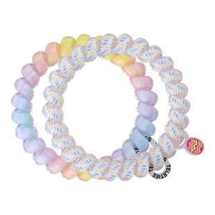 美国TELETIES电话线发圈高弹力电话绳泰莉TT圈发绳无痕不勒发头绳