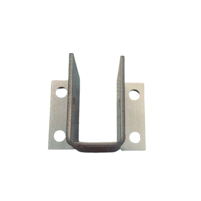 固定底座方管立柱接地接墙件预埋