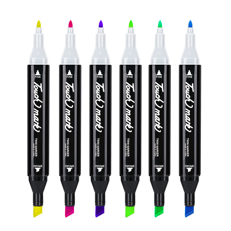 Touchmark �������˱� ��֧��ѡ ˫ͷ�ٸ� ������ƻ滭 ˮ�ʱ� Сѧ���׶�԰����ר�� 1.5Ԫ