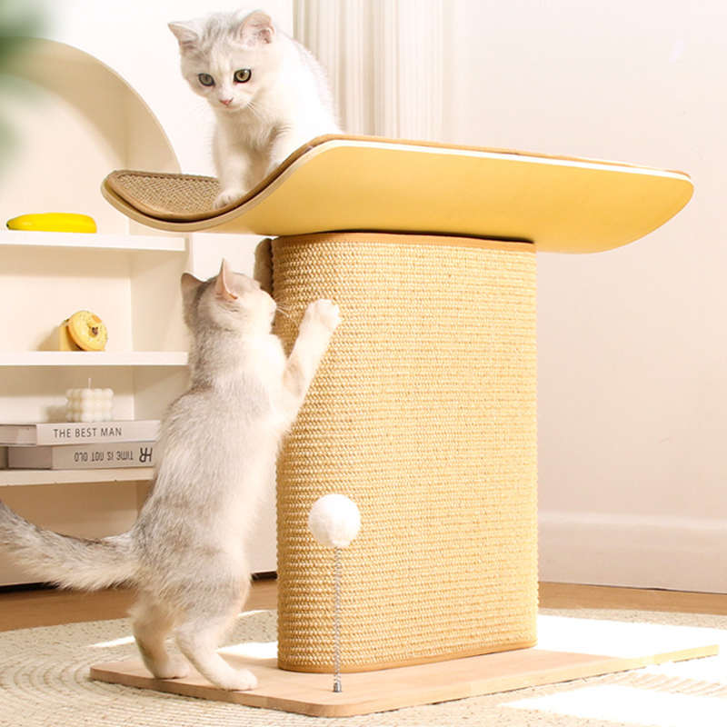 剑麻猫窝猫抓板猫爬架一体猫架跳台不占地猫树攀爬架猫抓板不掉屑