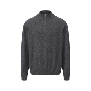 Nord Classic「半拉链羊毛衫」26春季复古休闲宽松半拉链毛衣上衣