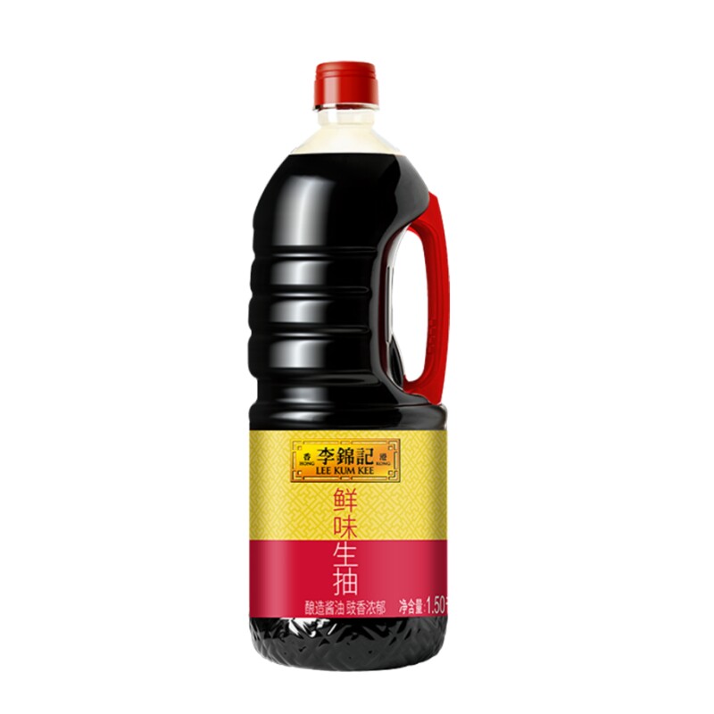 李锦记鲜味生抽1.5kg炒菜凉拌火锅蘸料调味提鲜酿造酱油家用生抽