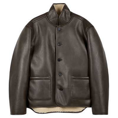 陆续！jennie申有娜同款25冬季新品韩国翻领皮毛一体羊羔毛外套女