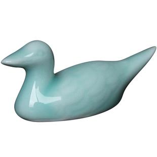 瓯江龙泉青瓷筷枕餐具配件素面天鹅筷子架家用创意陶瓷筷子托摆件