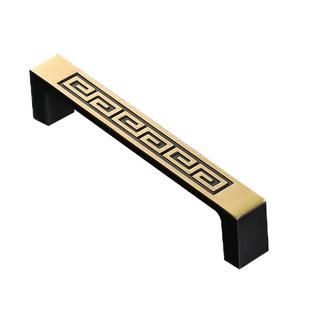 新中式仿铜拉手柜门门把衣柜橱柜古铜把手中式抽屉单孔隐形拉手