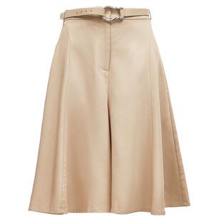 Vero Moda奥莱短裤女夏季新款宽松中腰A字阔腿裤子简约百搭时尚