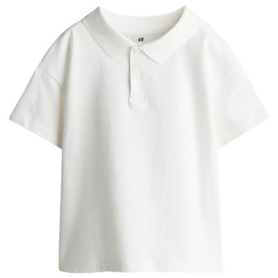 HM童装儿童男童Polo衫春季翻领洋气宽松短袖上衣1275457