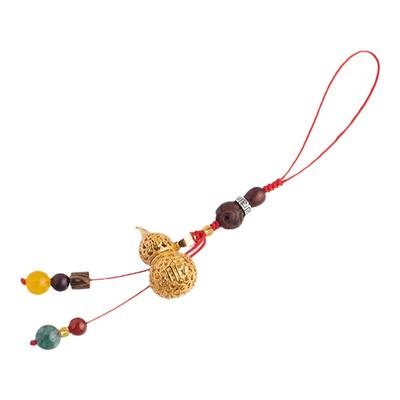 黄铜葫芦手机挂件可爱手机