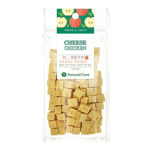 白猪商店 韩国NaturalCore猫咪狗狗零食鸡肉干奶酪丁小型犬拌狗粮