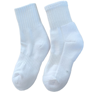 儿童运动毛巾袜加厚毛巾底吸汗男童女童羽毛球篮球厚底中筒棉袜子