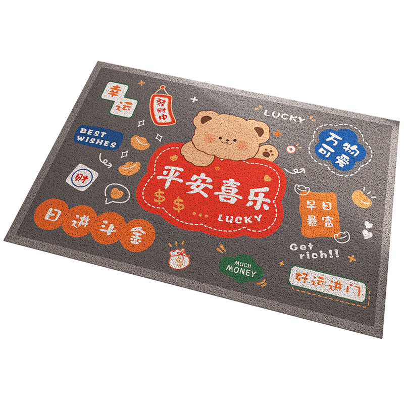 入户门垫进门地垫室内玄关防滑丝圈脚垫2024新款进门口可裁剪地毯