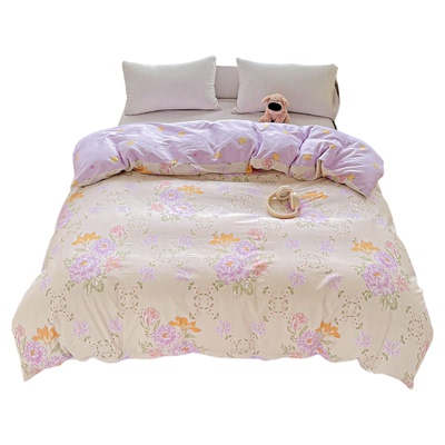 新款爆款棉被套简约床单被罩