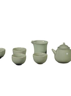 燕庐清影龙腾功夫茶具越窑青瓷瓷