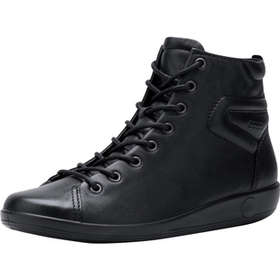 ecco爱步女鞋秋冬时尚高帮鞋舒适百搭女士休闲鞋206523海外现货