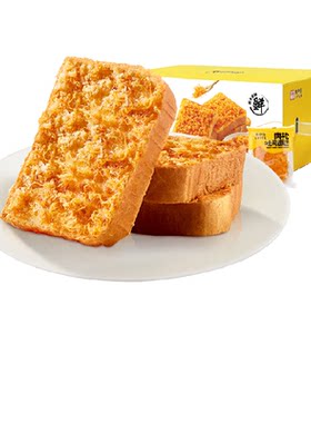 来伊份肉松吐司面包整箱500g×1箱