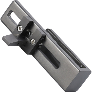 淋浴房交叉玻璃移门锁浴室柜门锁免打孔交叉一字隔断门防倒滑锁扣