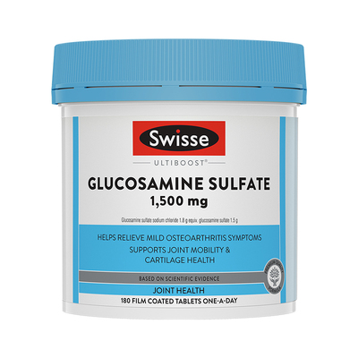 澳洲Swisse氨糖软骨素1500mg180粒关节维骨力硫酸氨基葡萄糖胺片