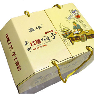 红薯焖子礼盒 河南许昌特产禹州纯手工粉条粉芡淀粉自制扁朵皮渣