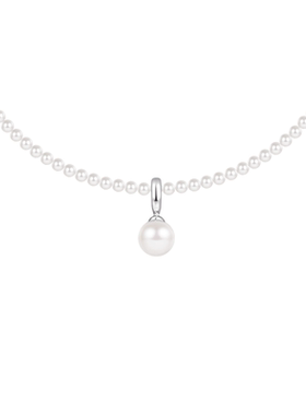 THEONE珍珠925纯银女强光无暇