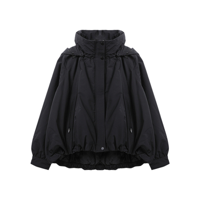 西町村屋简约短款羽绒服女2025冬季新款休闲工装风外套XHAD10007