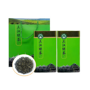 2026广西三江绿茶铁罐礼盒装香茶侗乡高山茶香浓耐泡实惠口粮茶