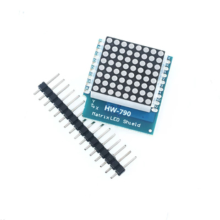 8*8红色点阵模块 TM1640数码管驱动器芯片矩阵板 适用于D1 mini