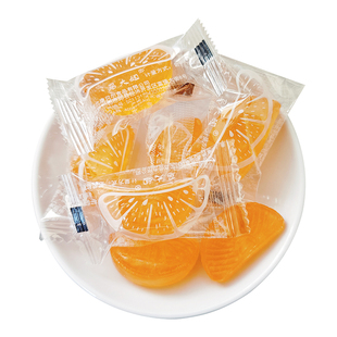 马大姐桔子味硬糖怀旧桔子味橙味硬糖橘子瓣糖8090童年回忆过年糖