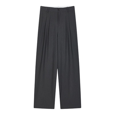 MOUSSY 2026春季新品优雅复古风蕾丝拼接阔腿长裤女028JSC31-1040