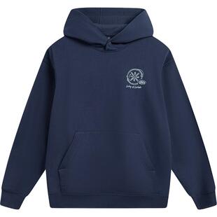 李宁卫衣男春季2026新款韦德男装休闲长袖连帽上衣毛圈针织运动服